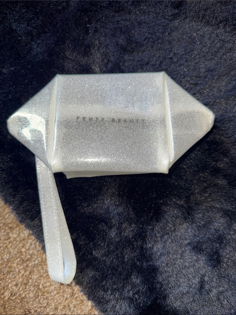 Fenty Beauty Sparkling Iridescent Wristlet - Pearl White